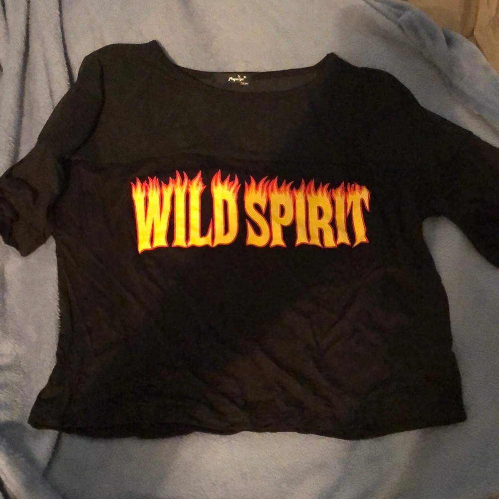 Crop top wild spirit shirt